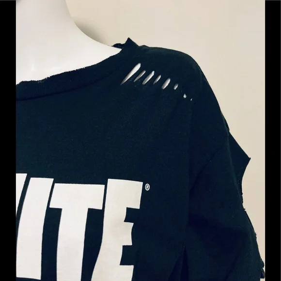 FORTNITE RIPPED DETAIL TSHIRT DRESS - Picture 8 of 16